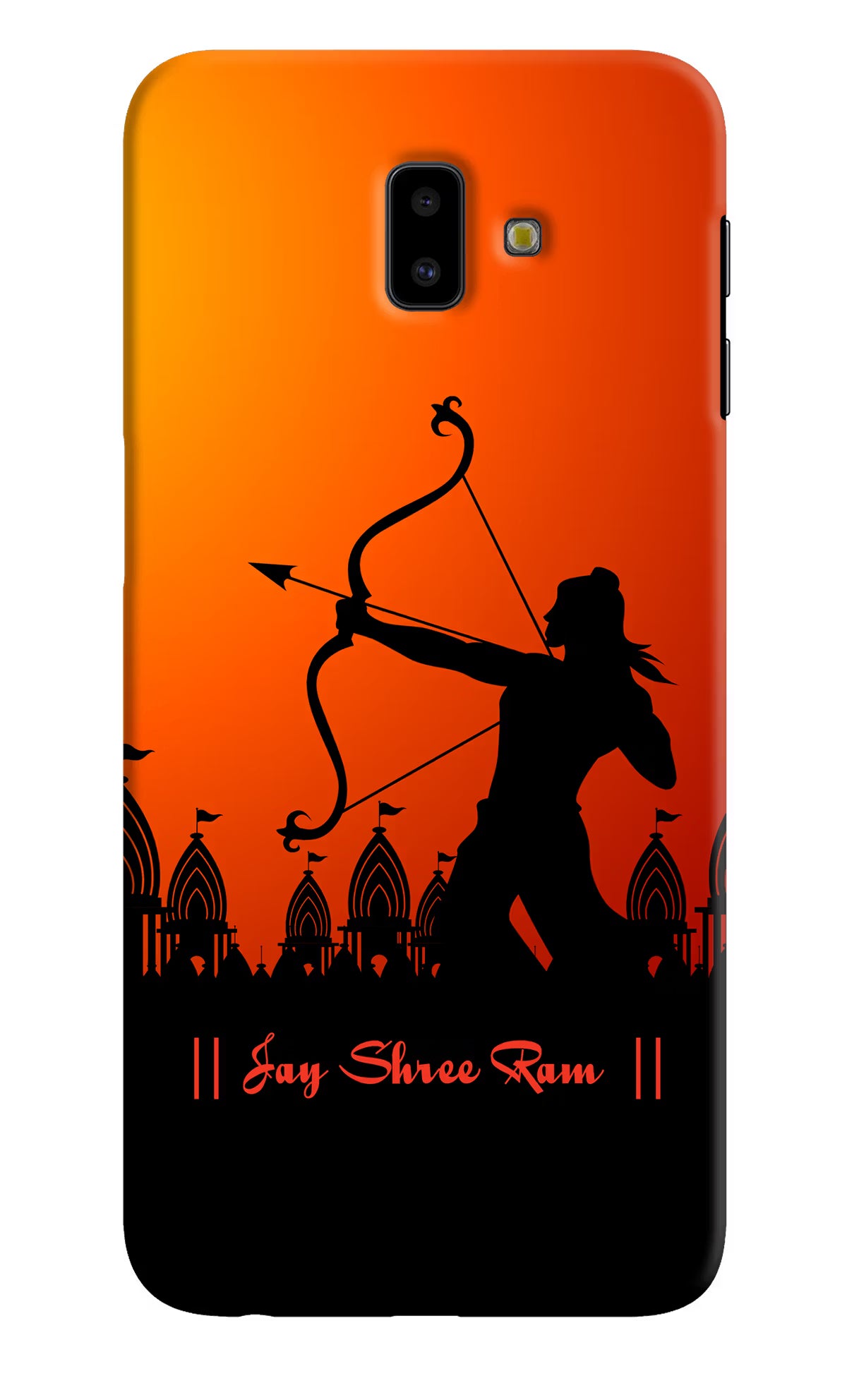 Lord Ram - 4 Samsung J6 plus Hard Case Back Cover by Casekaro