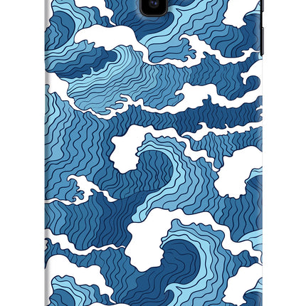 Blue Waves Samsung J6 plus Hard Case Back Cover by Casekaro