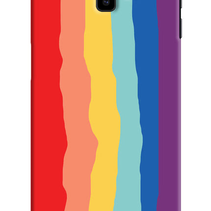 Rainbow Samsung J6 plus Hard Case Back Cover by Casekaro