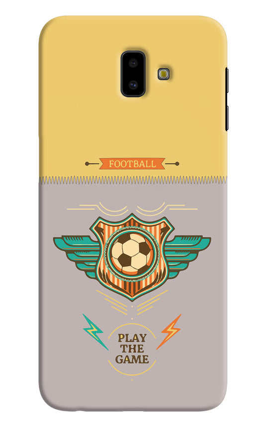 Football Samsung J6 plus Hard Case Back Cover by Casekaro