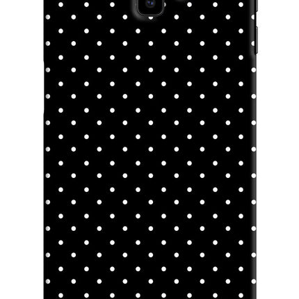 White Dots Samsung J6 plus Hard Case Back Cover by Casekaro