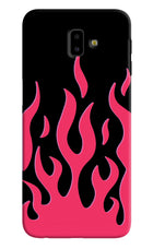 Fire Flames Samsung J6 plus Hard Case Back Cover by Casekaro