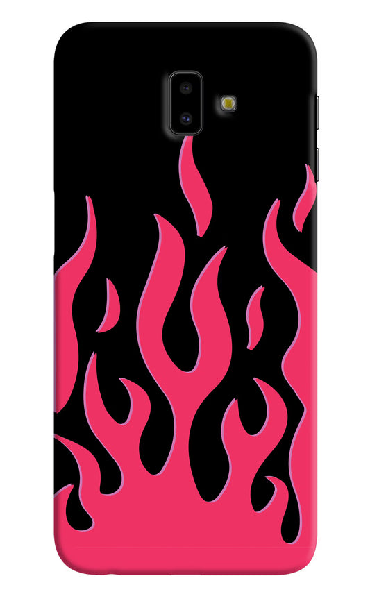 Fire Flames Samsung J6 plus Hard Case Back Cover by Casekaro