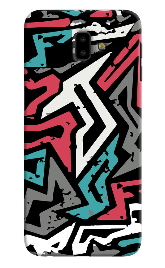 Geometric Graffiti Samsung J6 plus Hard Case Back Cover by Casekaro