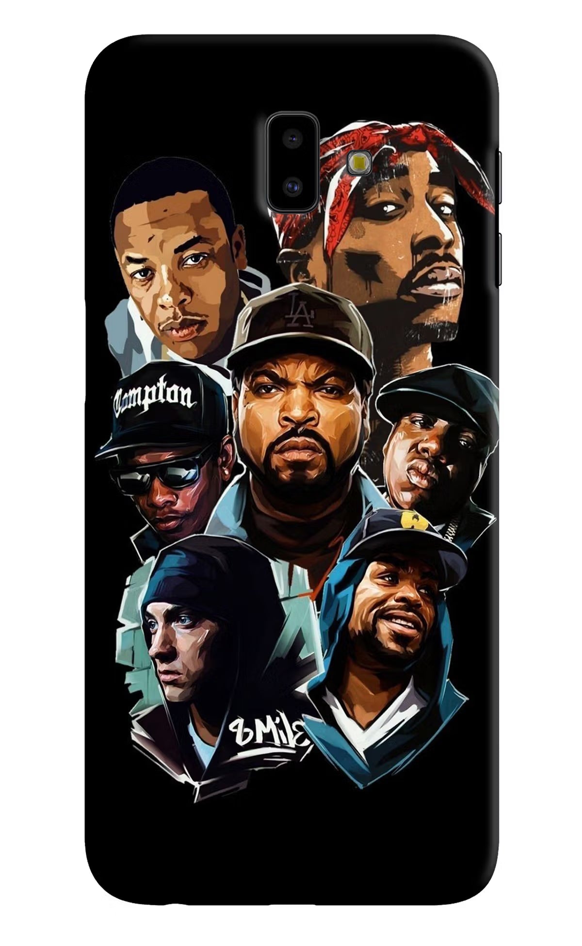 Rappers Samsung J6 plus Hard Case Back Cover by Casekaro