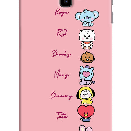 BTS names Samsung J6 plus Hard Case Back Cover by Casekaro