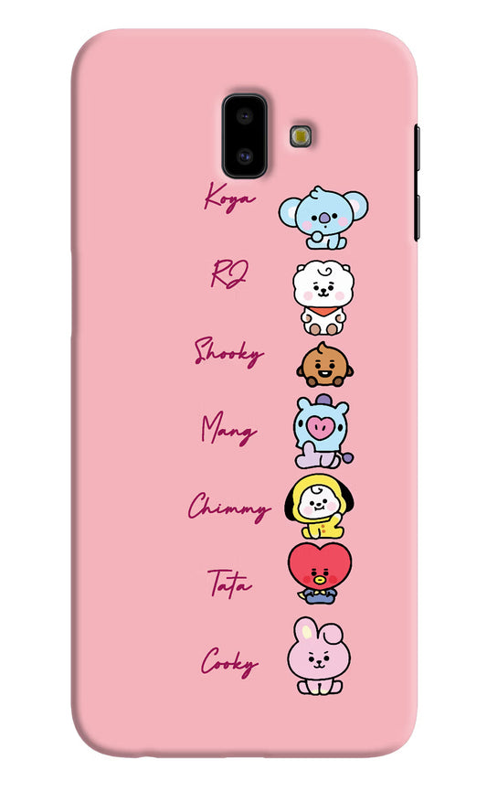 BTS names Samsung J6 plus Hard Case Back Cover by Casekaro