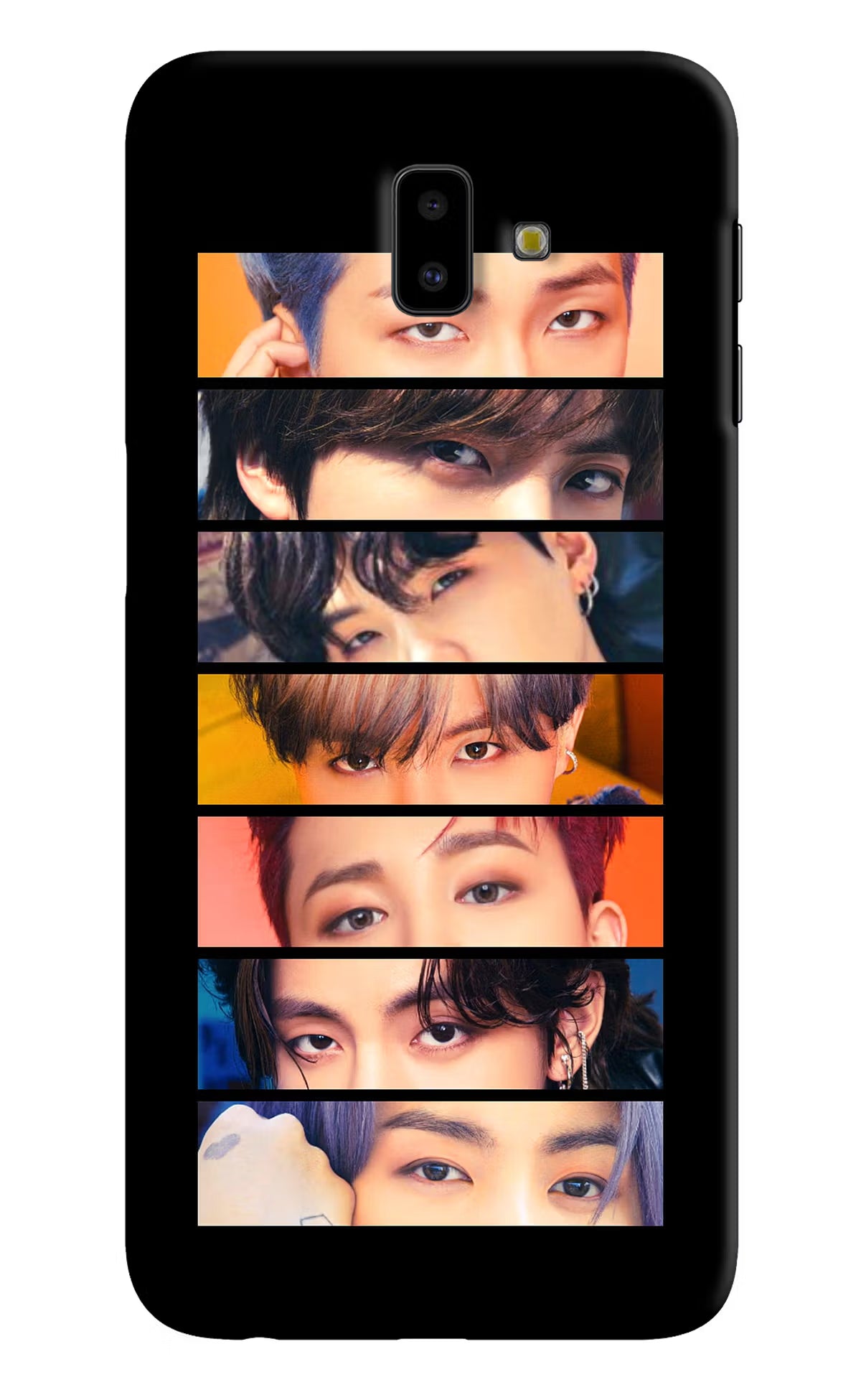 BTS Eyes Samsung J6 plus Hard Case Back Cover by Casekaro