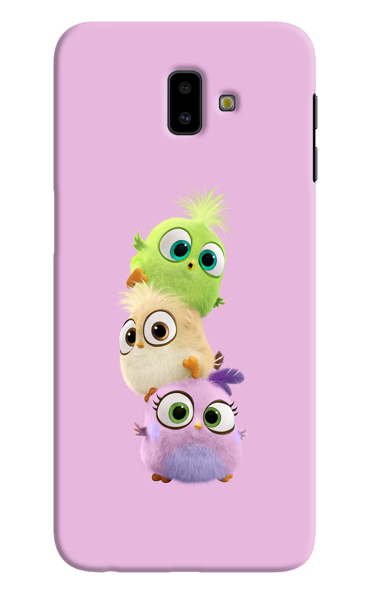 Cute Little Birds Samsung J6 plus Hard Case Back Cover by Casekaro