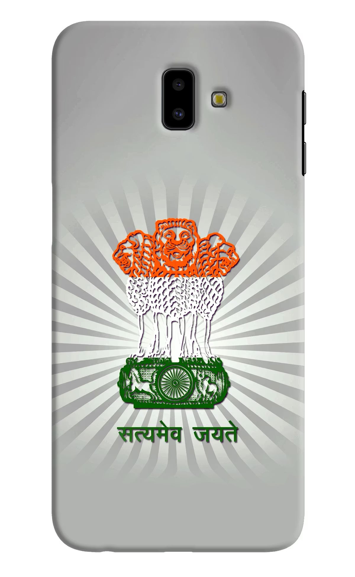 Satyamev Jayate Art Samsung J6 plus Hard Case Back Cover by Casekaro