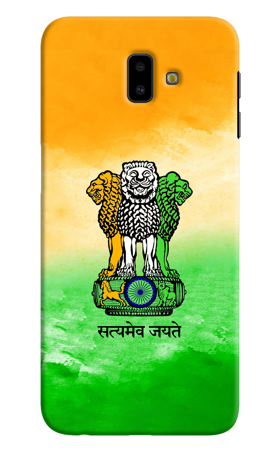 Satyamev Jayate Flag Samsung J6 plus Back Cover, Hard case