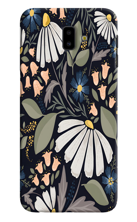 Flowers Art Samsung J6 plus Hard Case Back Cover by Casekaro