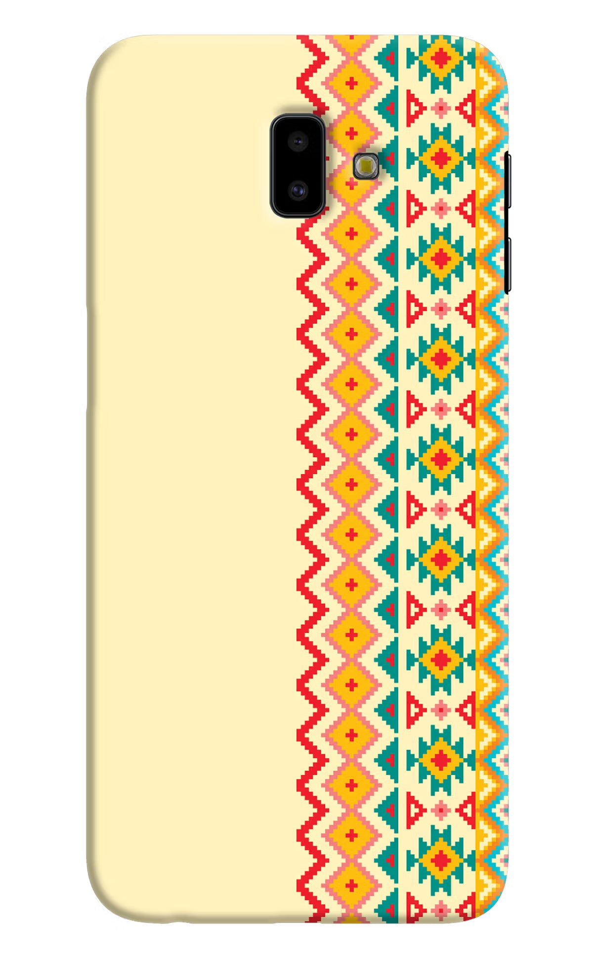 Ethnic Seamless Samsung J6 plus Hard Case Back Cover by Casekaro
