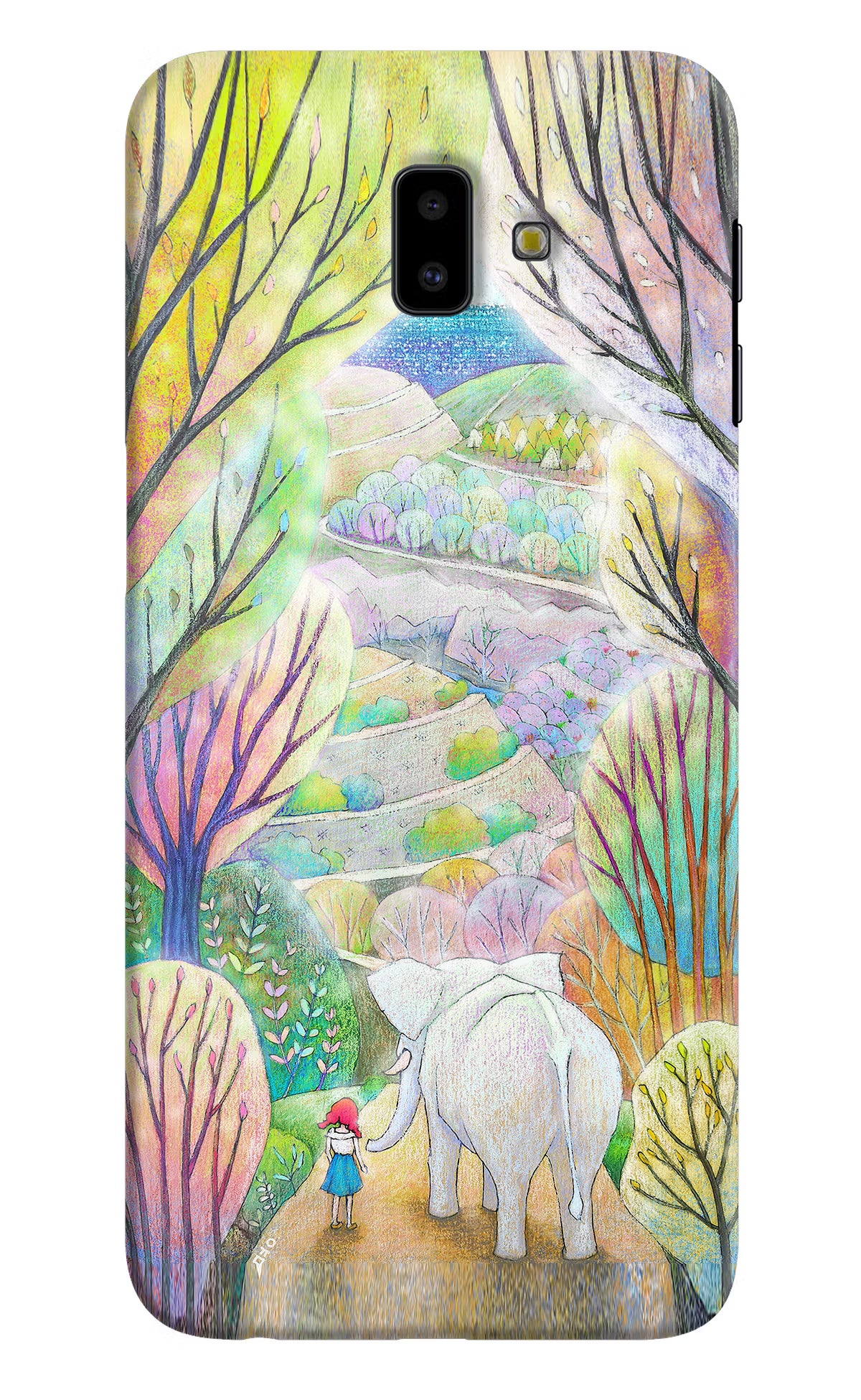 Nature Painting Samsung J6 plus Hard Case Back Cover by Casekaro