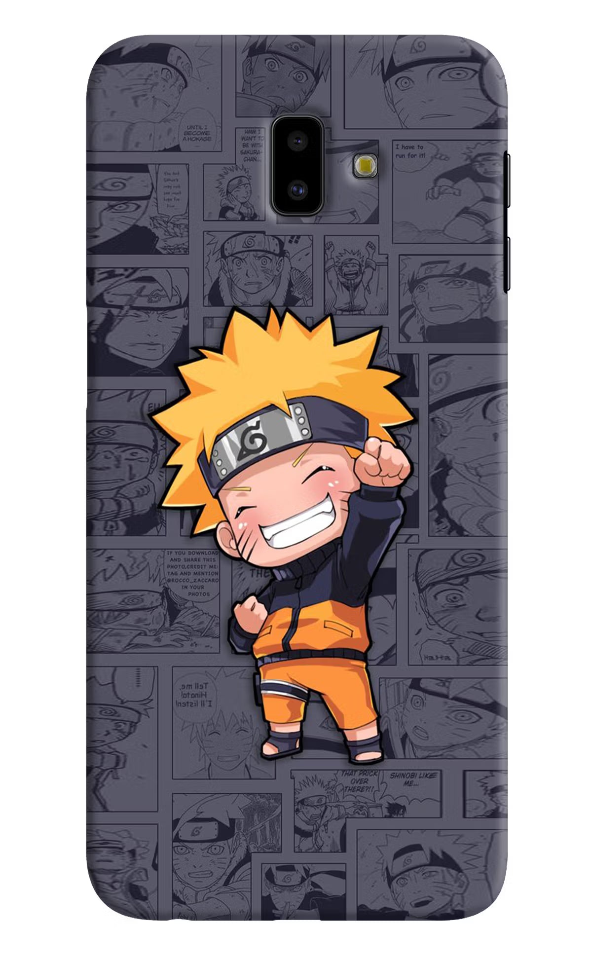 Chota Naruto Samsung J6 plus Hard Case Back Cover by Casekaro