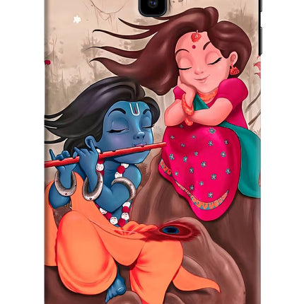 Radhe Krishna Samsung J6 plus Hard Case Back Cover by Casekaro