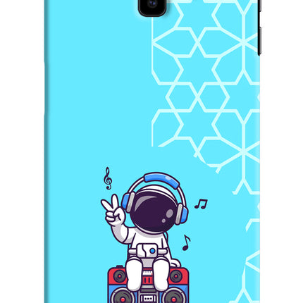 Cute Astronaut Chilling Samsung J6 plus Hard Case Back Cover by Casekaro