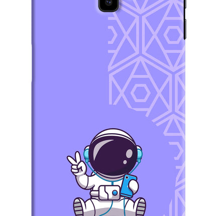 Cute Astronaut Chilling Samsung J6 plus Hard Case Back Cover by Casekaro