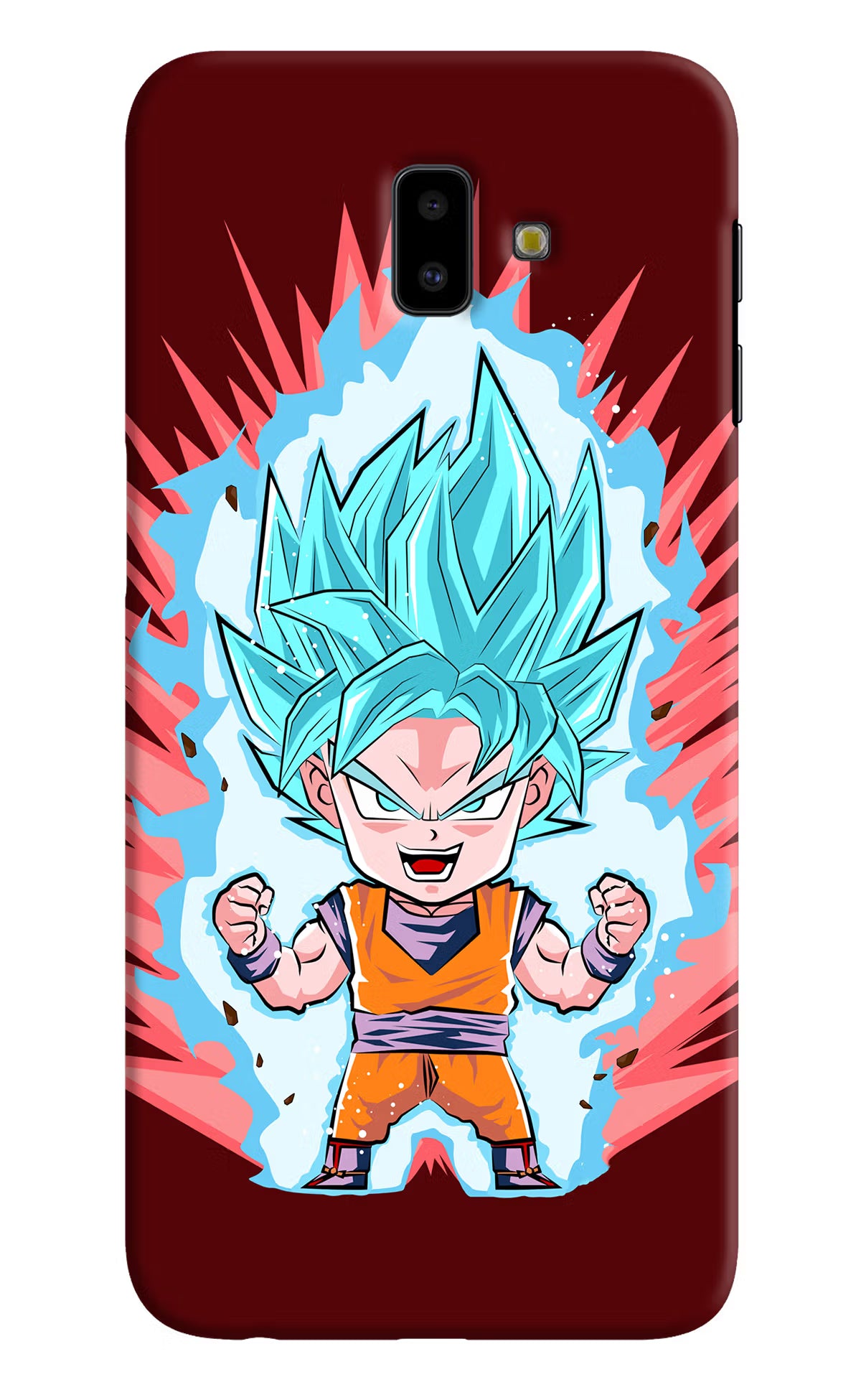 Goku Little Samsung J6 plus Hard Case Back Cover by Casekaro