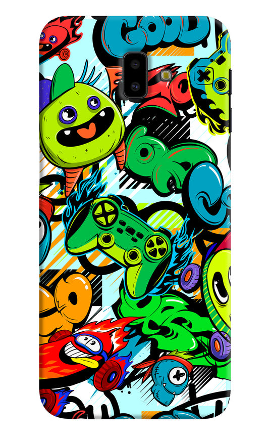 Game Doodle Samsung J6 plus Hard Case Back Cover by Casekaro