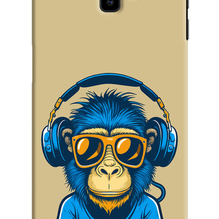 Monkey Headphone Samsung J6 plus Hard Case Back Cover by Casekaro