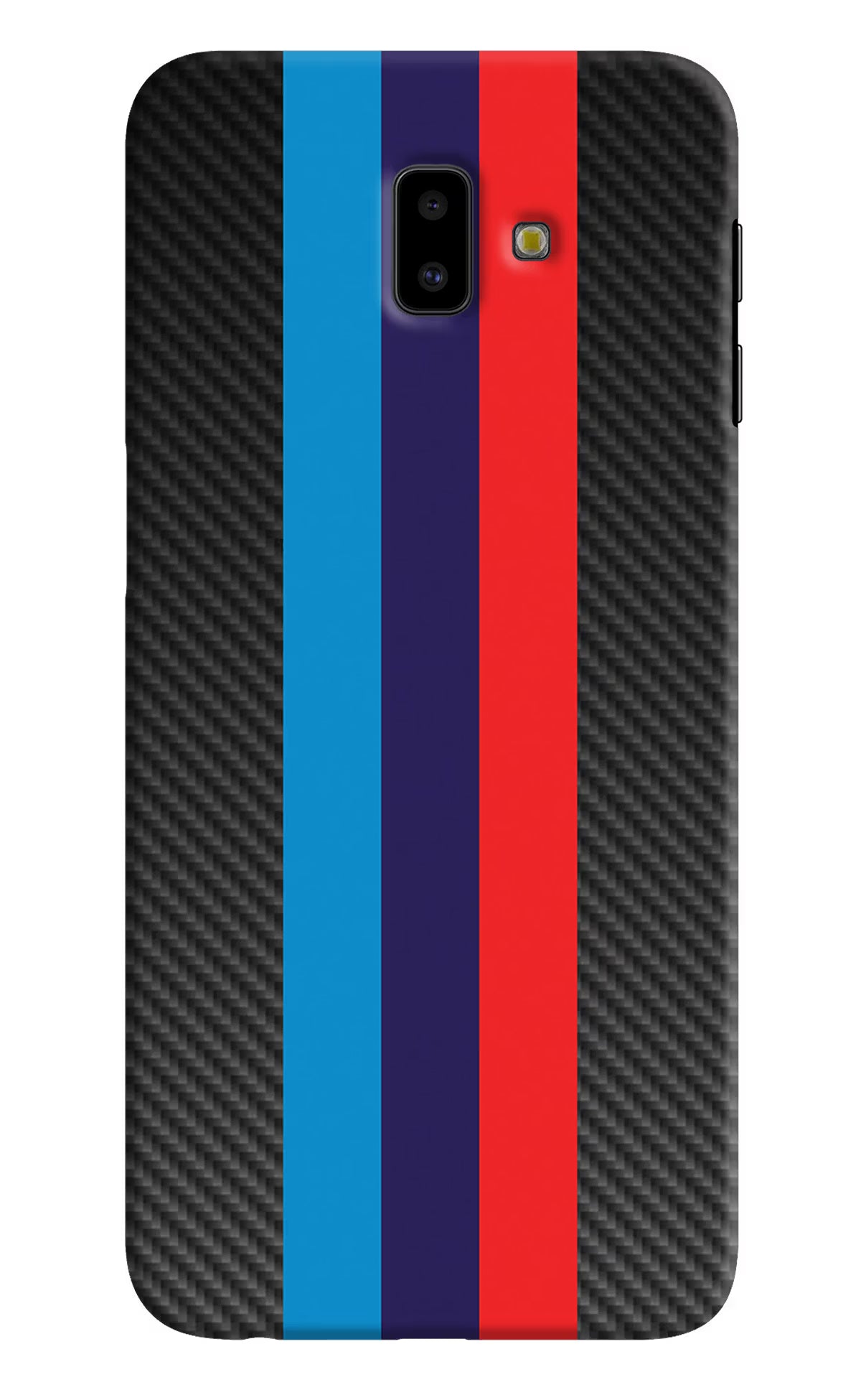 BMW Stripes Pattern Samsung J6 plus Hard Case Back Cover by Casekaro