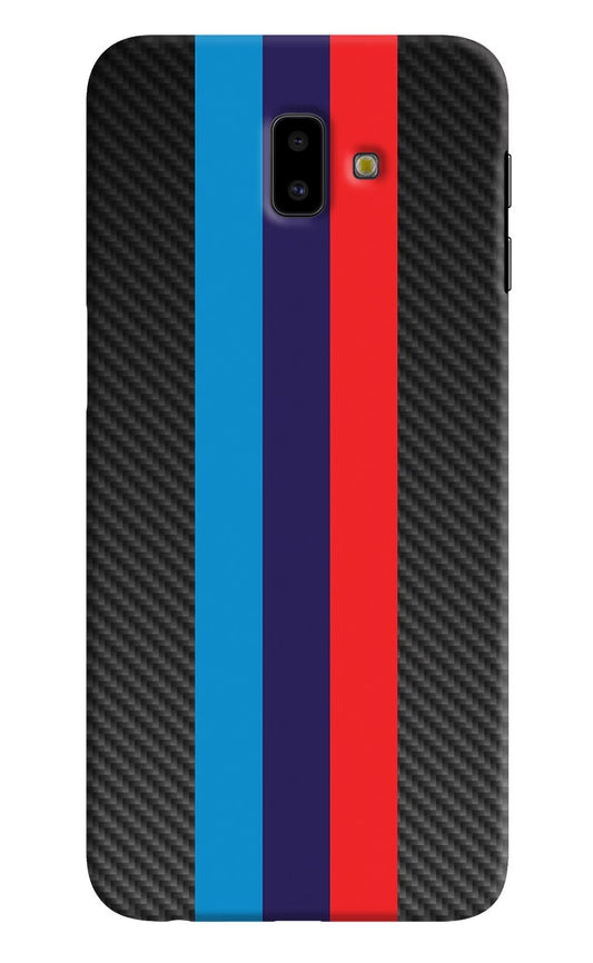 BMW Stripes Pattern Samsung J6 plus Hard Case Back Cover by Casekaro