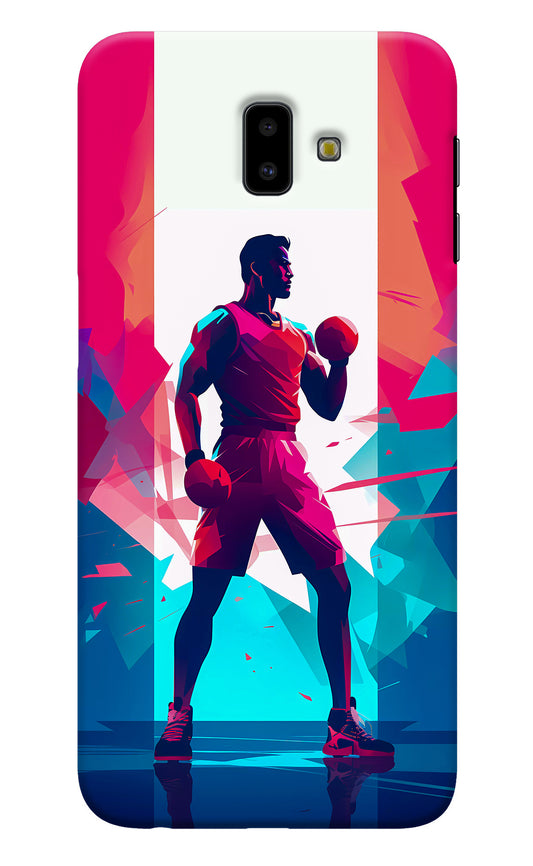 Champion Fighter (AI Generated) Samsung J6 plus Back Cover