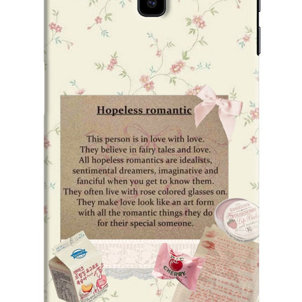 Hopeless Romantic Samsung J6 plus Hard Case Back Cover by Casekaro