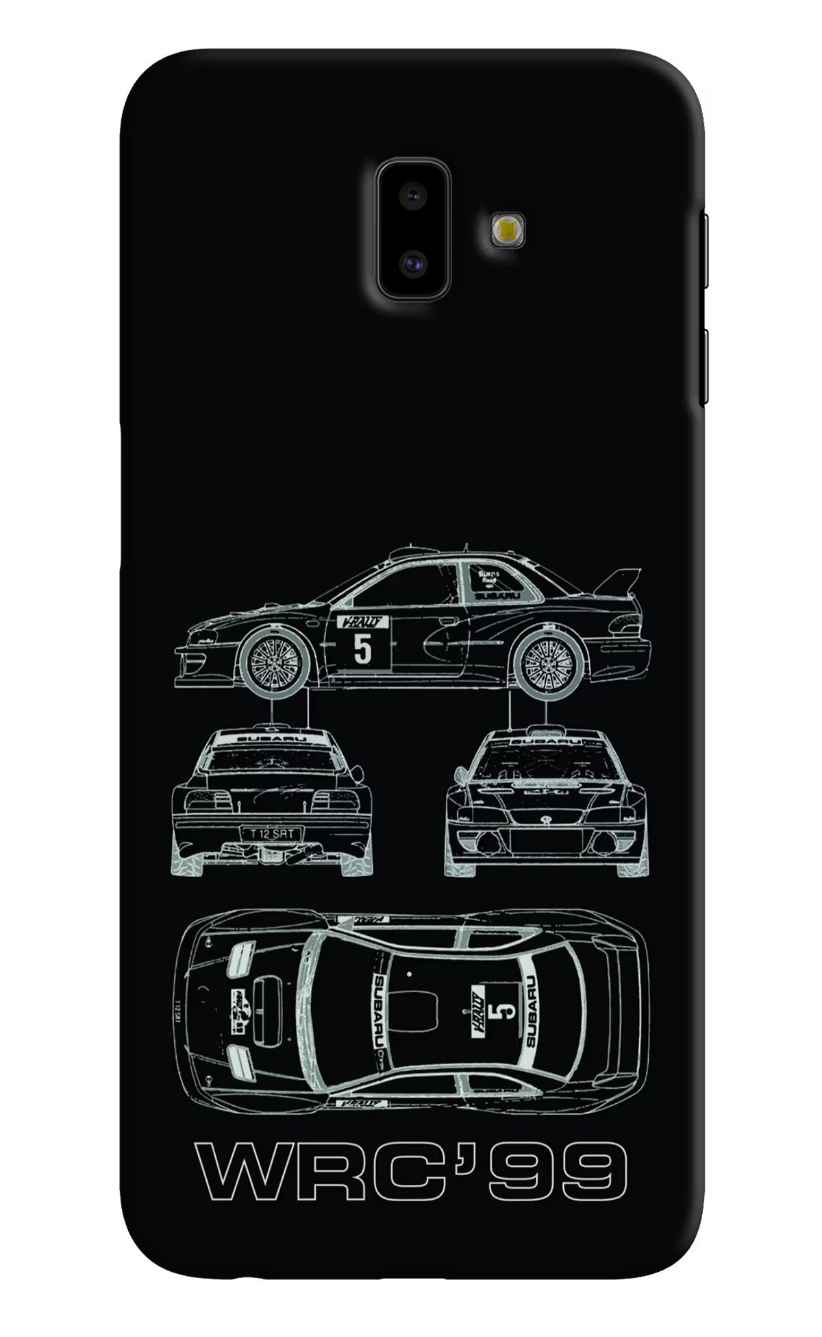 WRC'99 Samsung J6 plus Hard Case Back Cover by Casekaro