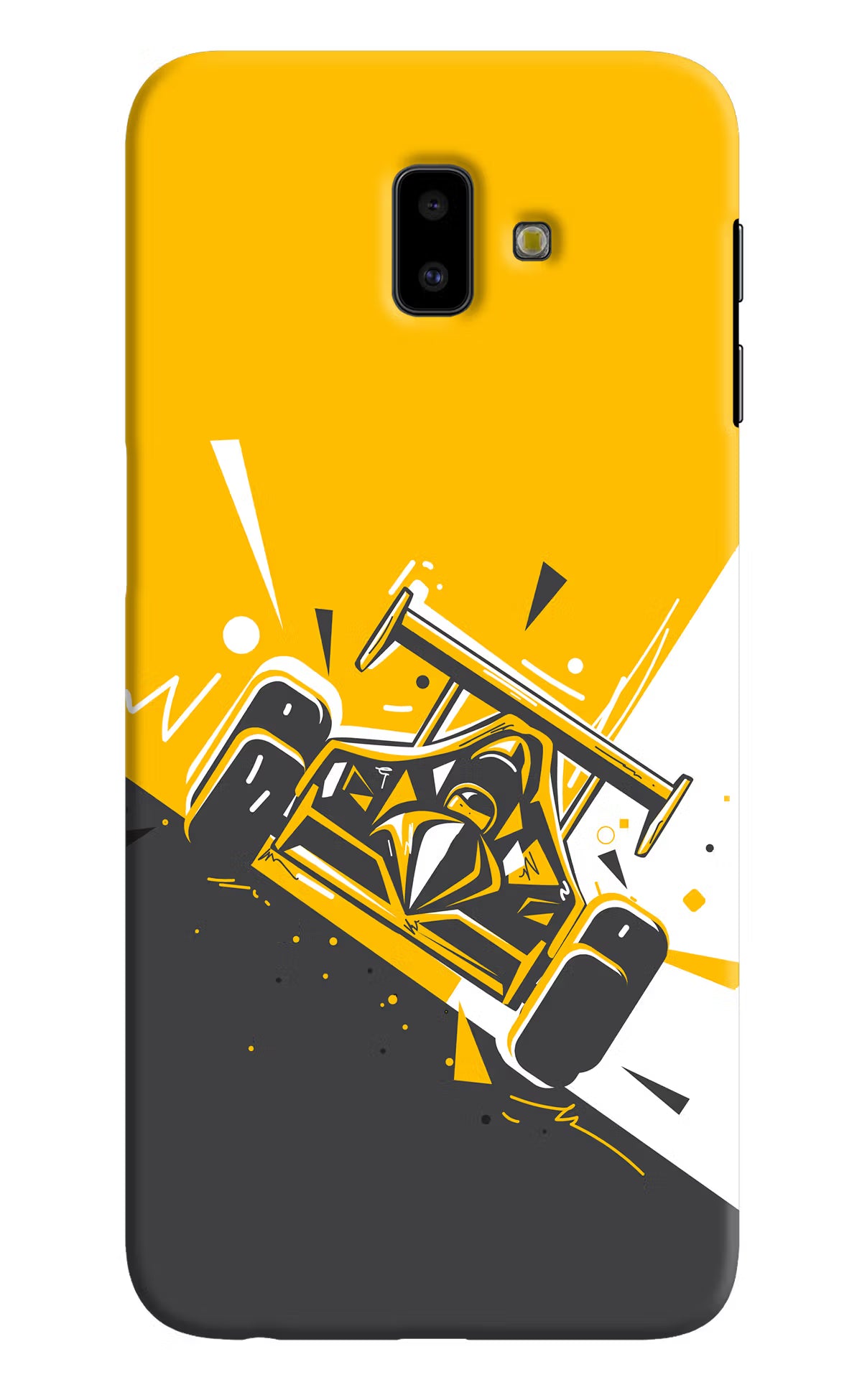 Track King Samsung J6 plus Hard Case Back Cover by Casekaro