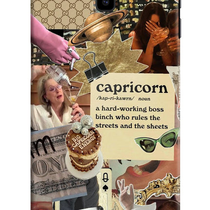 Capricorn Zodiac Samsung J6 plus Hard Case Back Cover by Casekaro