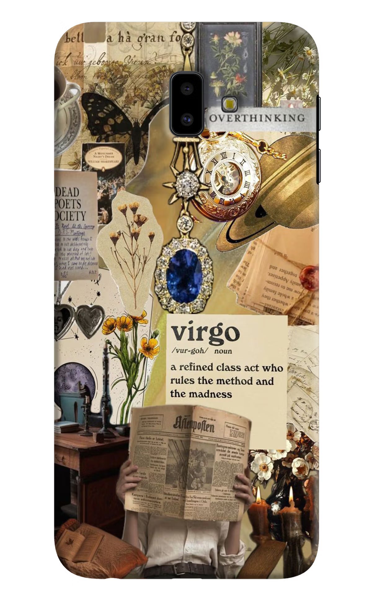 Virgo Zodiac Samsung J6 plus Hard Case Back Cover by Casekaro