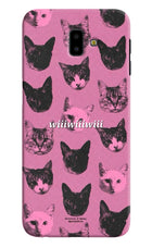 Pink Cats Samsung J6 plus Hard Case Back Cover by Casekaro