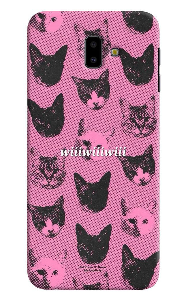 Pink Cats Samsung J6 plus Hard Case Back Cover by Casekaro