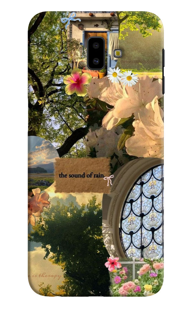Rain Samsung J6 plus Hard Case Back Cover by Casekaro