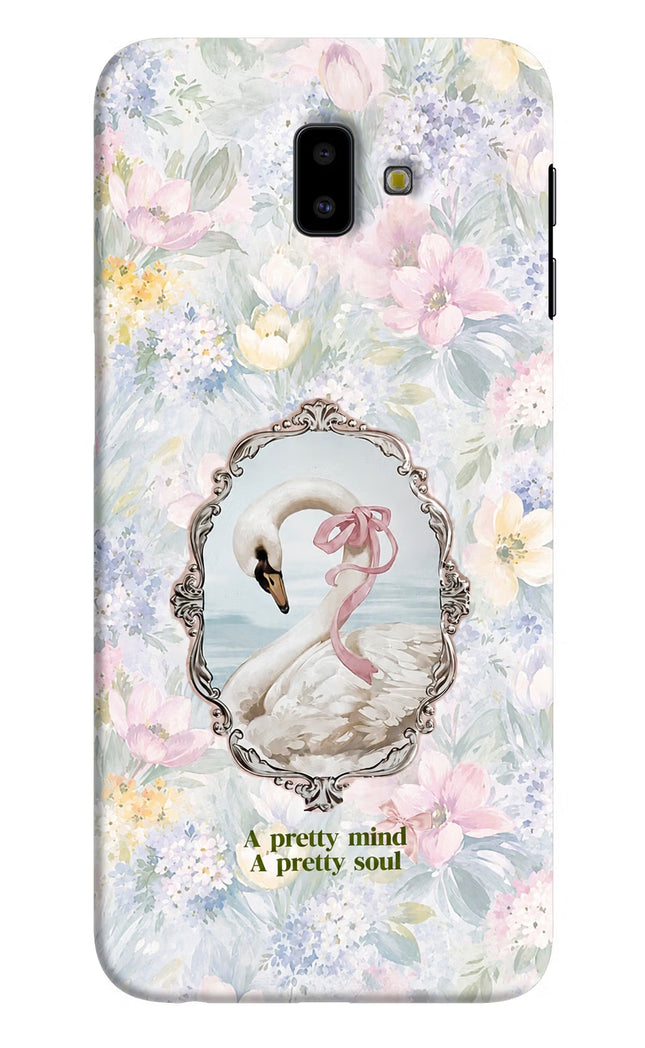 Pretty Mind Pretty Soul Samsung J6 plus Hard Case Back Cover by Casekaro