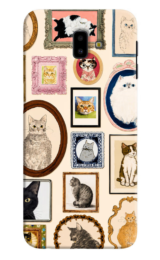 Mirror Cats Samsung J6 plus Hard Case Back Cover by Casekaro
