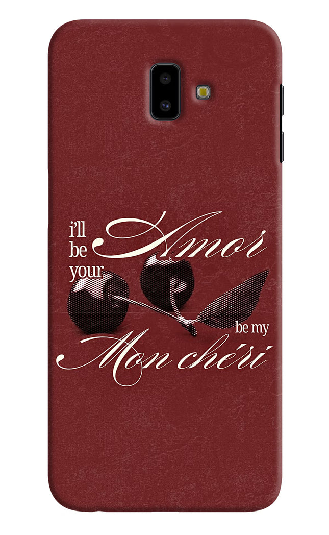 Velvet Cherry Samsung J6 plus Hard Case Back Cover by Casekaro