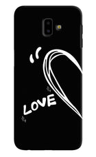 Love Line Samsung J6 plus Hard Case Back Cover by Casekaro