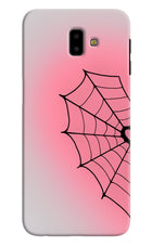 Pink Web Samsung J6 plus Hard Case Back Cover by Casekaro