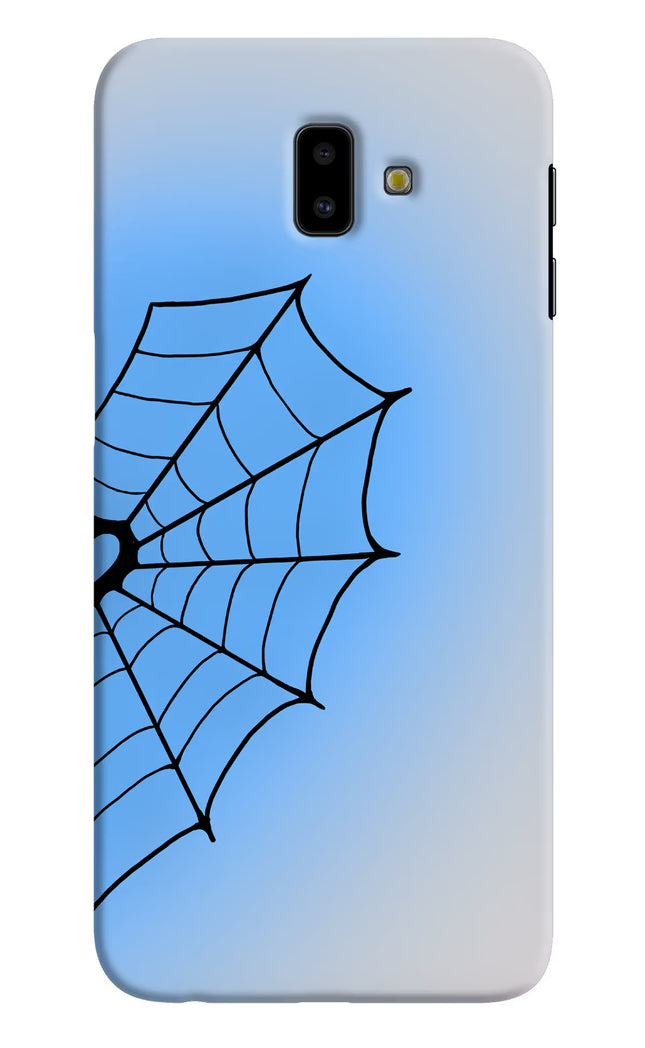 Blue Web Samsung J6 plus Hard Case Back Cover by Casekaro