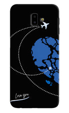 Love Orbit Samsung J6 plus Hard Case Back Cover by Casekaro