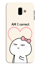 Always Right Samsung J6 plus Hard Case Back Cover by Casekaro