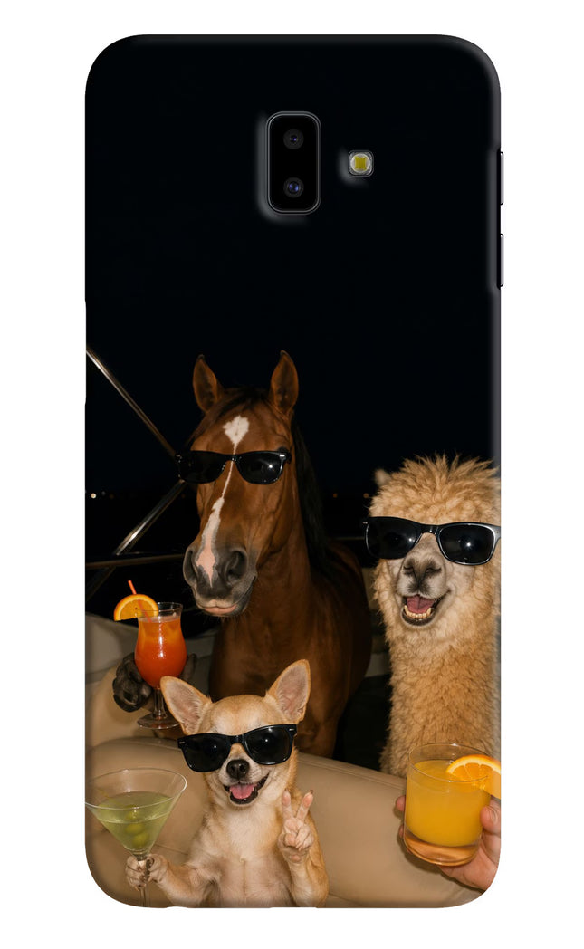 Party Squad Samsung J6 plus Hard Case Back Cover by Casekaro