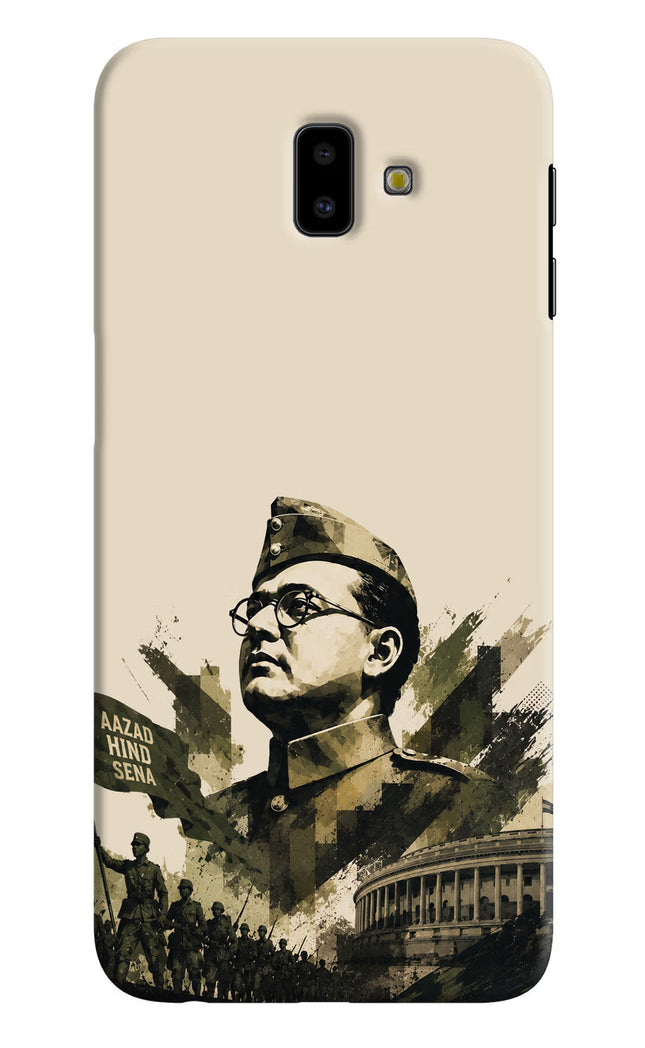 Netaji Rising Samsung J6 plus Hard Case Back Cover by Casekaro