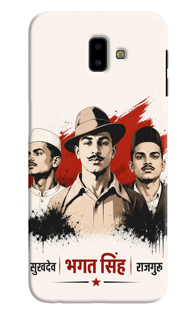 Bhagat Singh Trio Samsung J6 plus Hard Case Back Cover by Casekaro