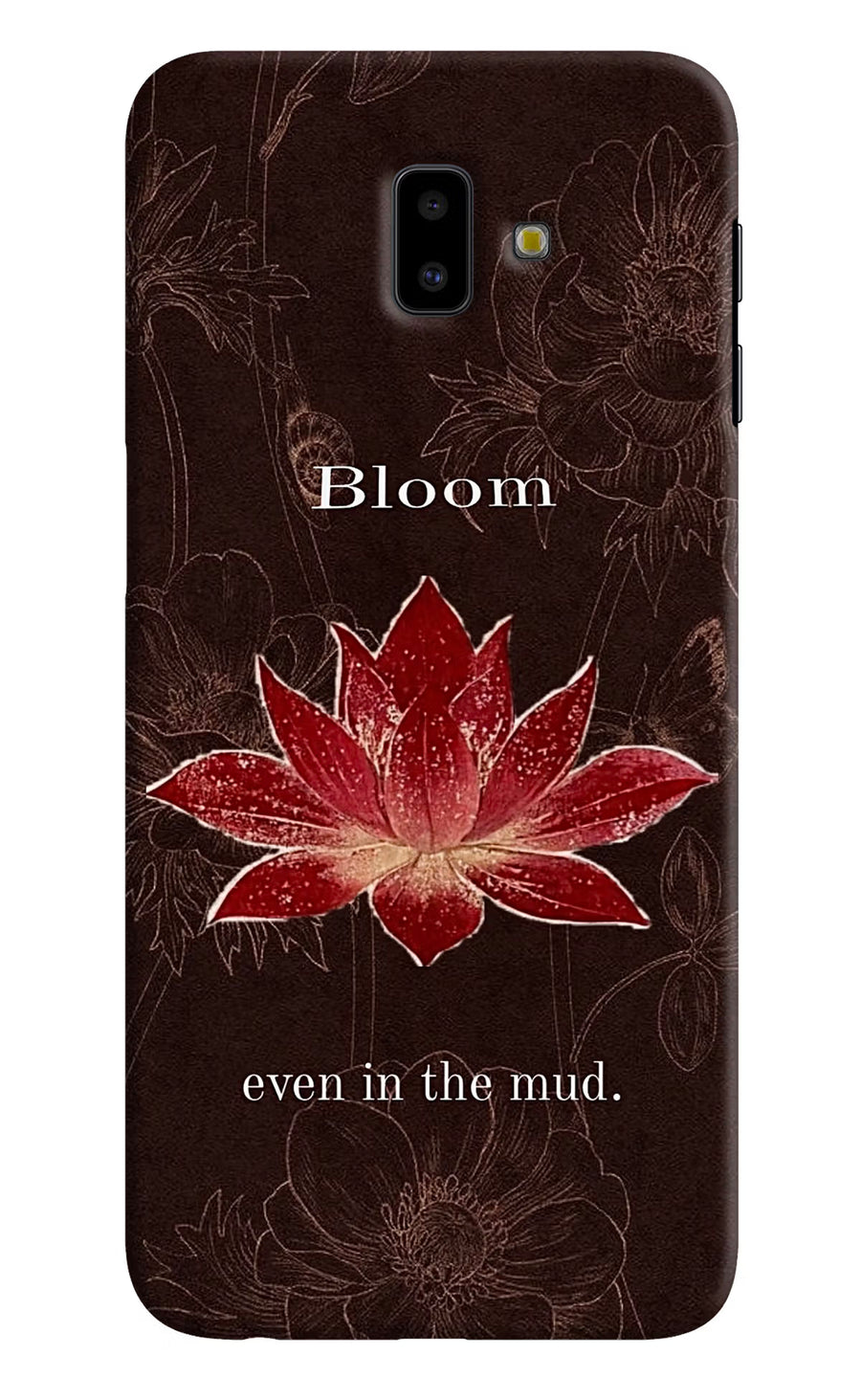 Bloom Samsung J6 plus Back Cover, Hard case