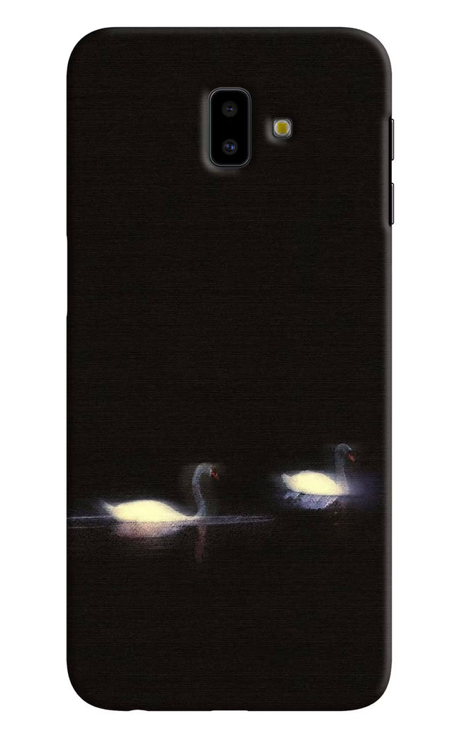 Silent Swans Samsung J6 plus Hard Case Back Cover by Casekaro