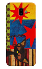 Pop Cat Samsung J6 plus Back Cover